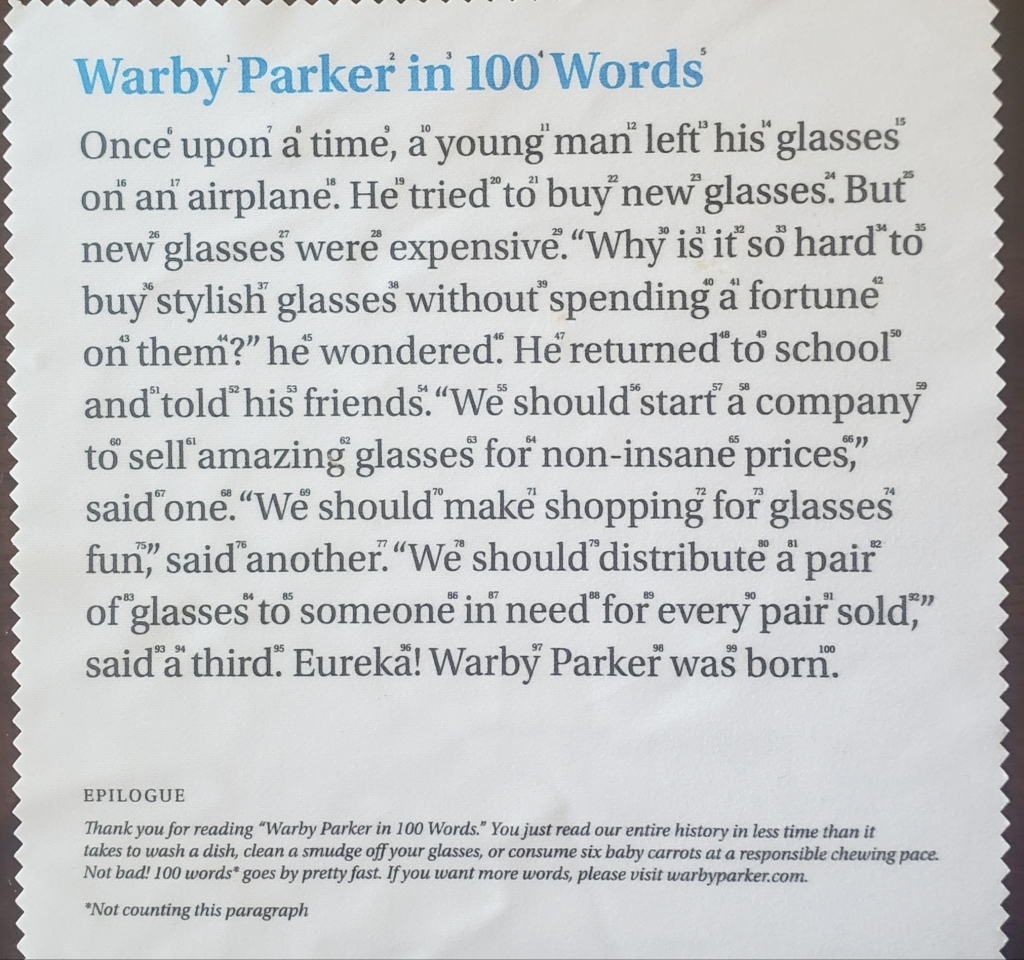 how warby parker delivers on the promise of their brand