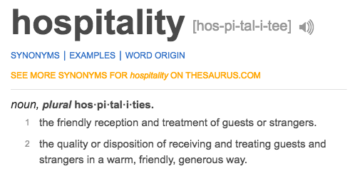 hospital vs hospitality